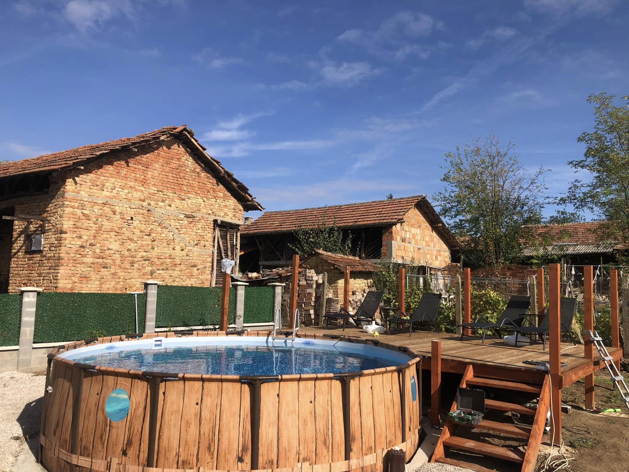 Izgrajdane basein veranda chiren 4